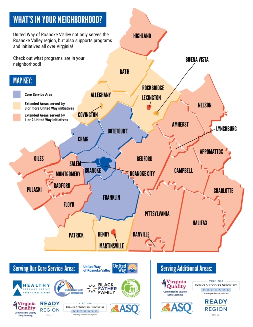 Service Area Map Graphic