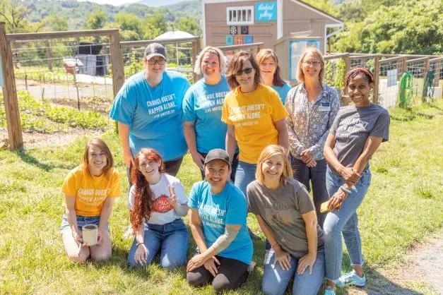 Group of volunteers